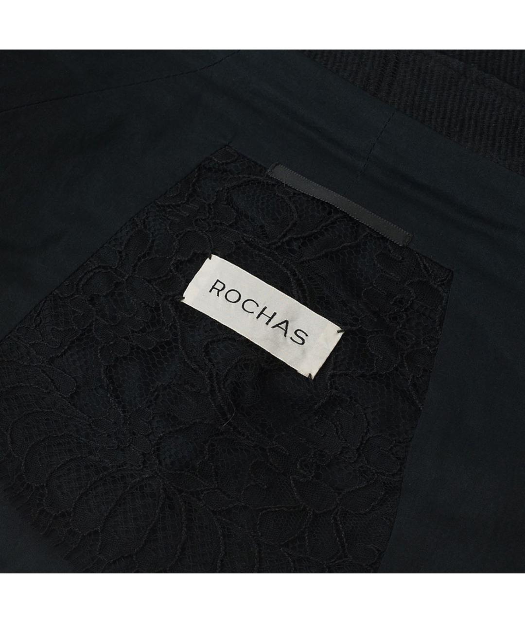 ROCHAS Черный шерстяной жакет/пиджак, фото 3
