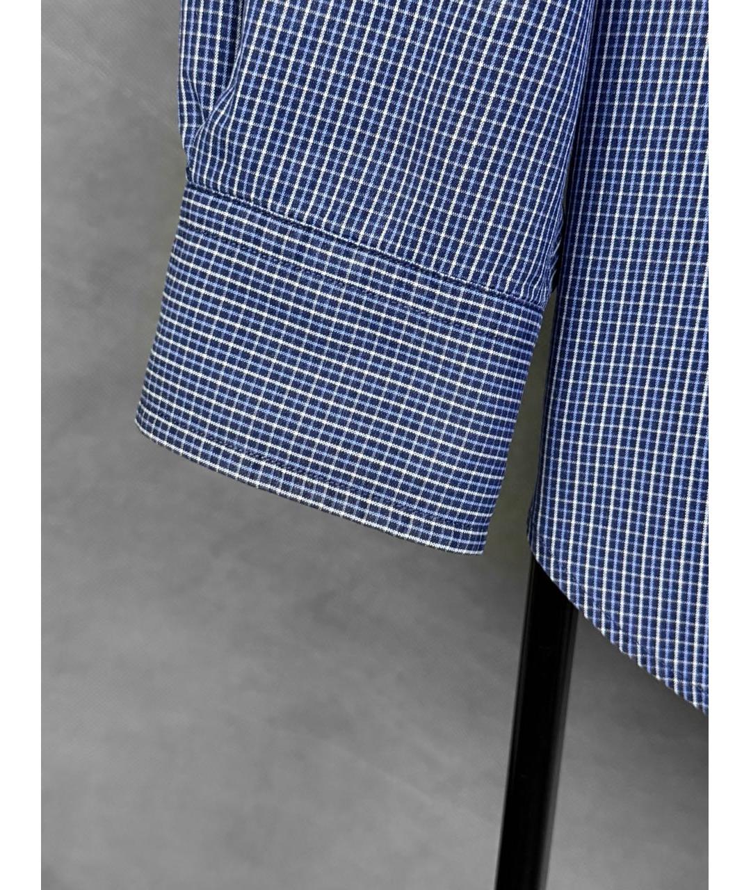 POLO RALPH LAUREN Темно-синяя хлопковая кэжуал рубашка, фото 6