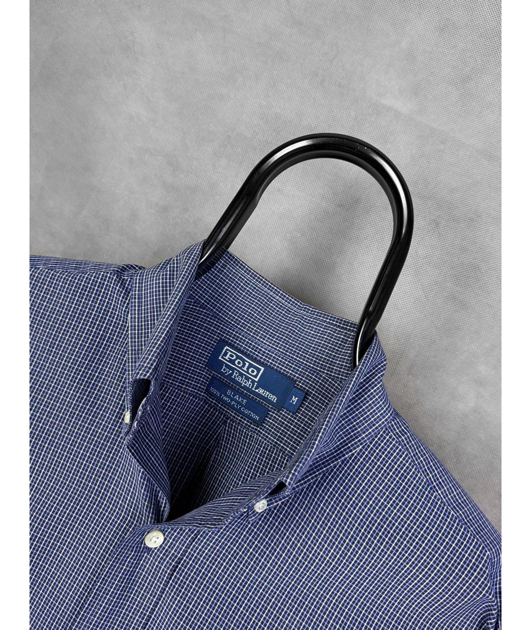 POLO RALPH LAUREN Темно-синяя хлопковая кэжуал рубашка, фото 3