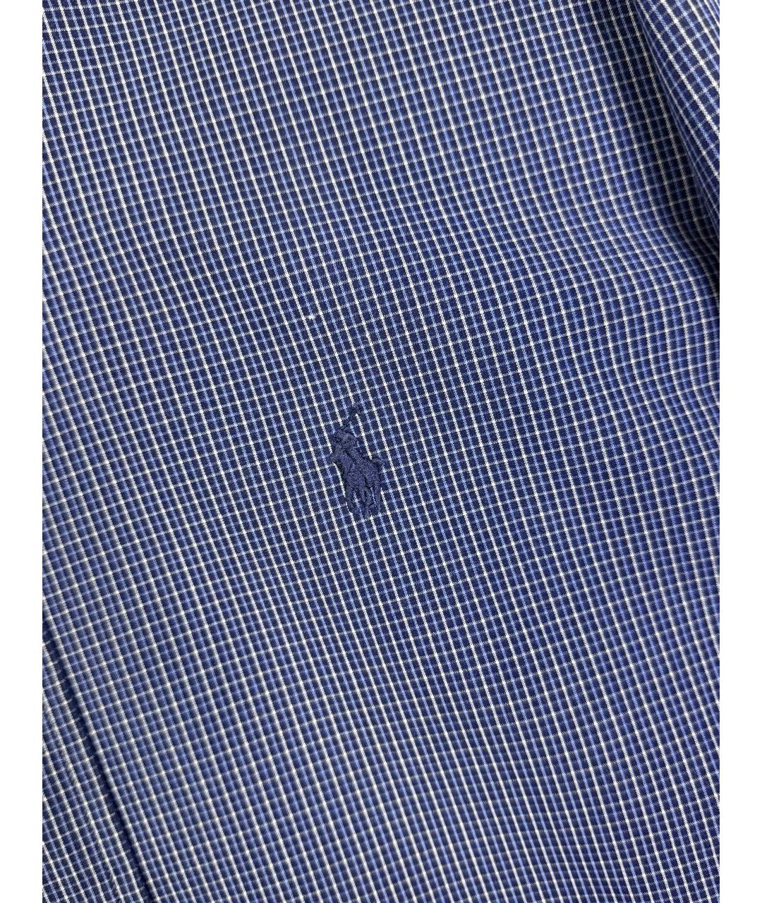 POLO RALPH LAUREN Темно-синяя хлопковая кэжуал рубашка, фото 4