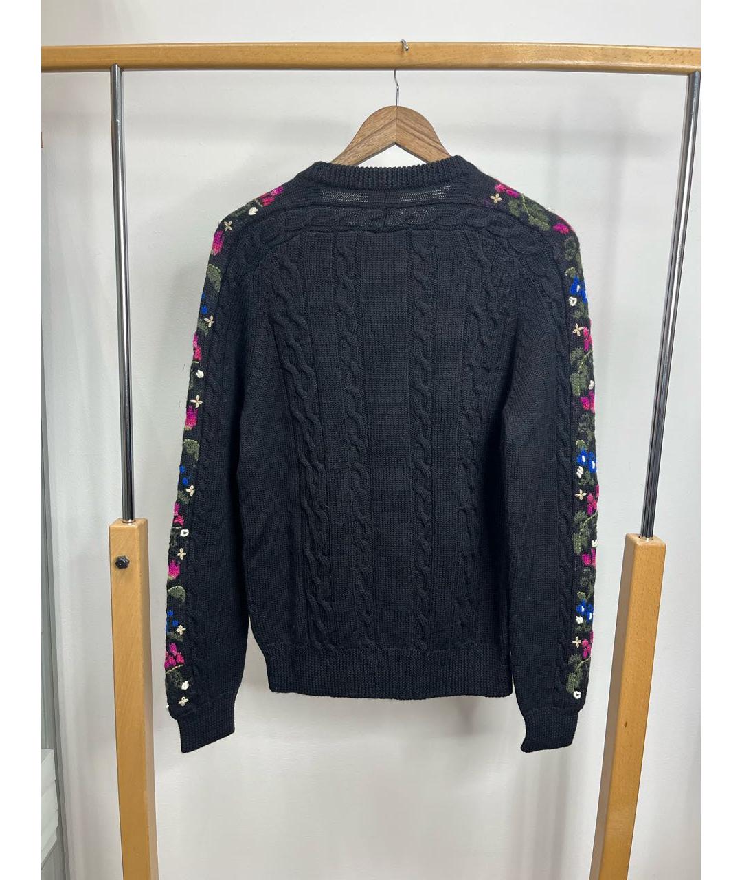 SAINT LAURENT Черный шерстяной джемпер / свитер, фото 4