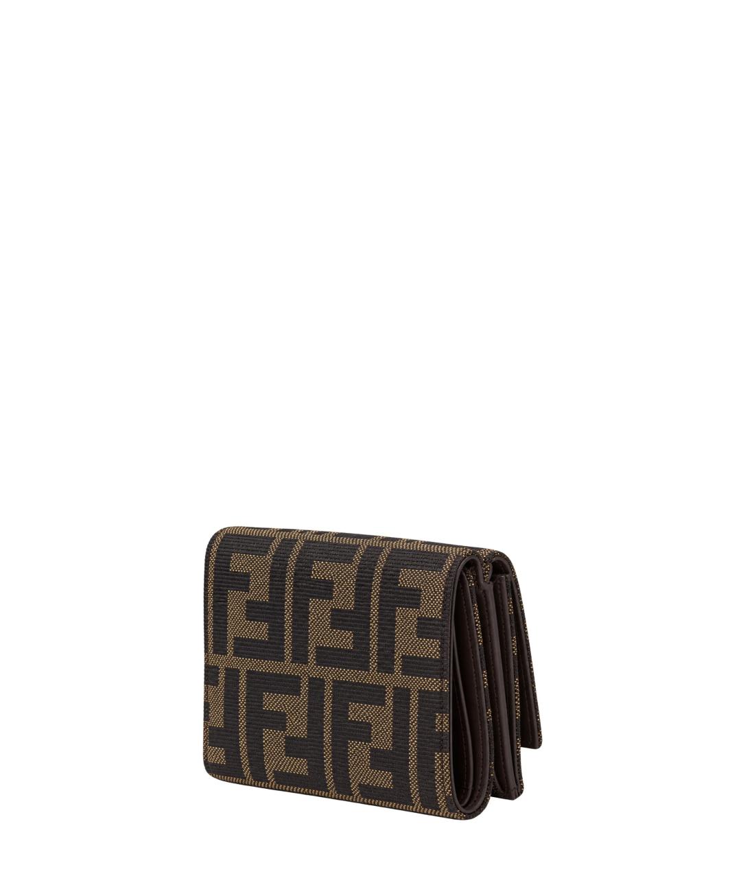 FENDI Коричневый кошелек, фото 3