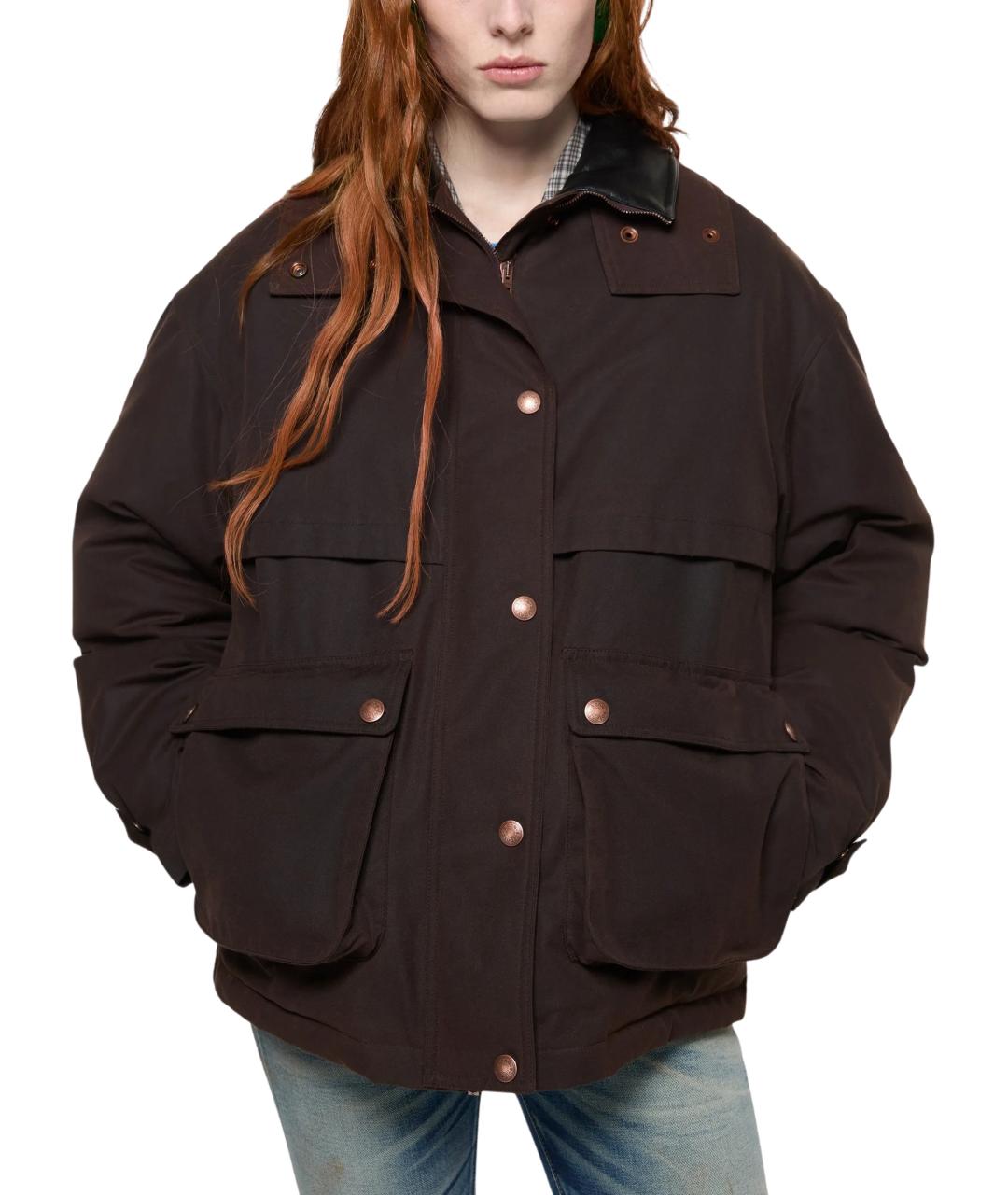 ACNE STUDIOS Коричневая хлопковая куртка, фото 3