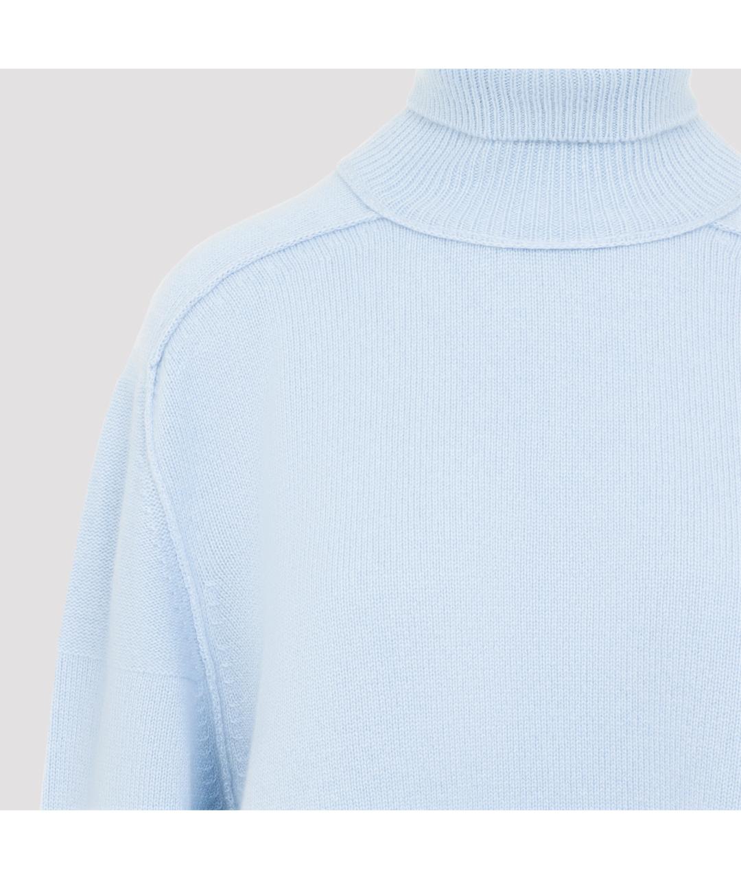 Carven Голубой кашемировый джемпер / свитер, фото 4
