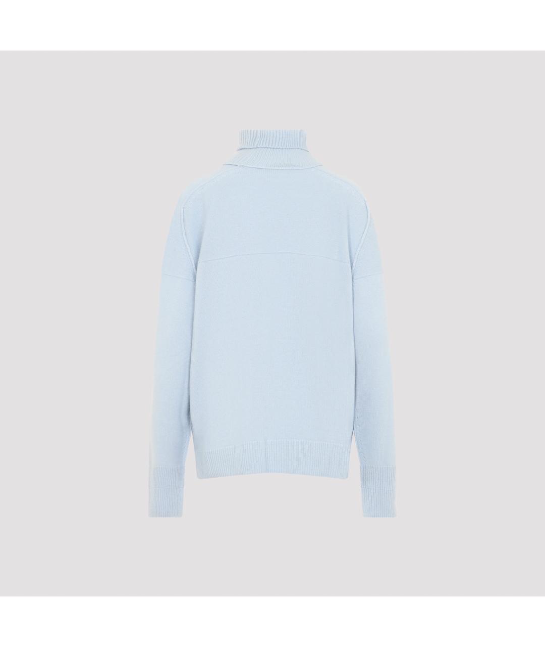 Carven Голубой кашемировый джемпер / свитер, фото 3