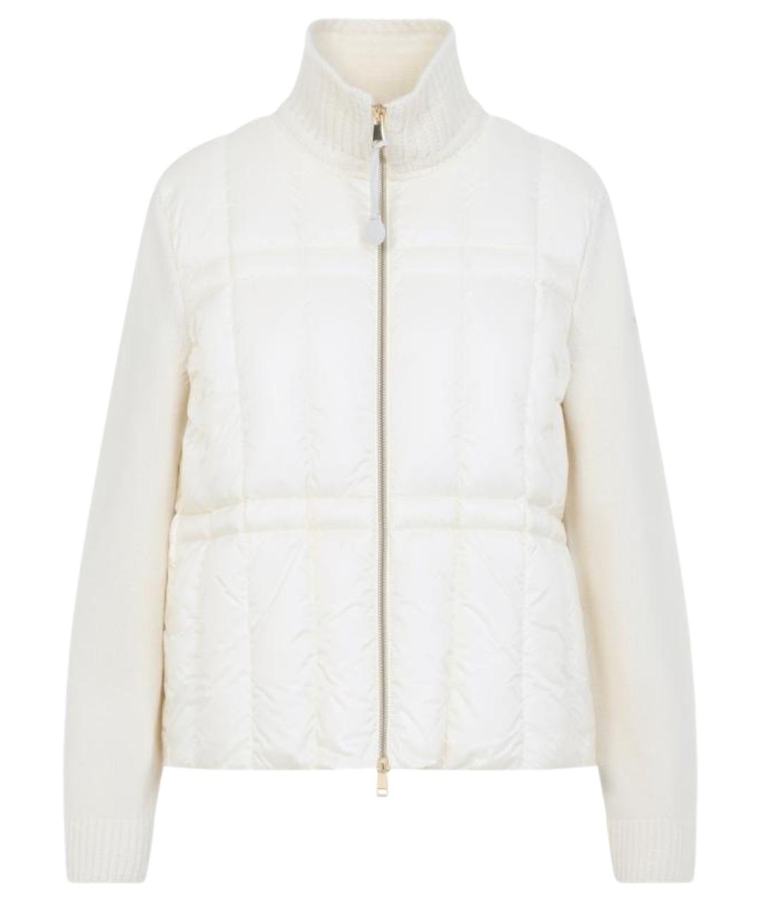 MONCLER Бежевый шерстяной пуховик, фото 1