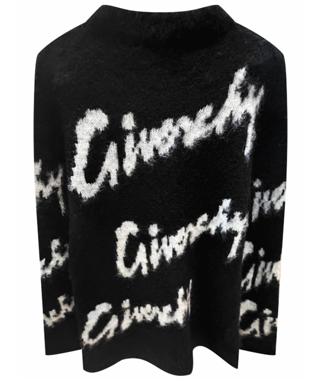 GIVENCHY Черный шерстяной джемпер / свитер, фото 1