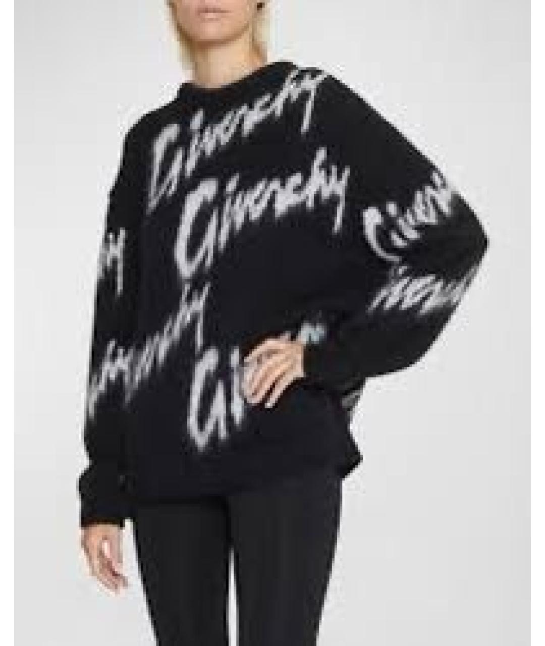 GIVENCHY Черный шерстяной джемпер / свитер, фото 2