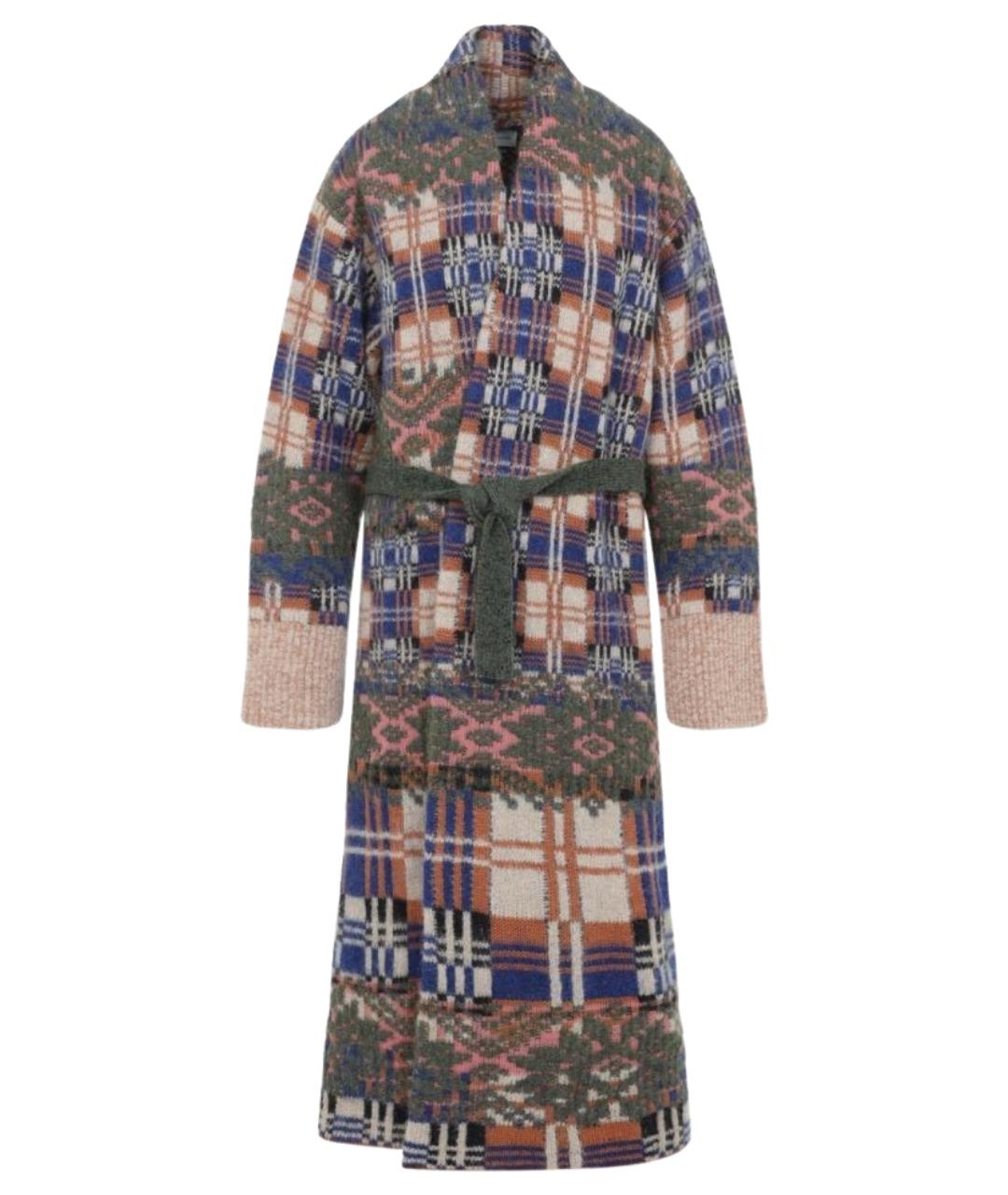 DRIES VAN NOTEN Мульти шерстяное пальто, фото 1