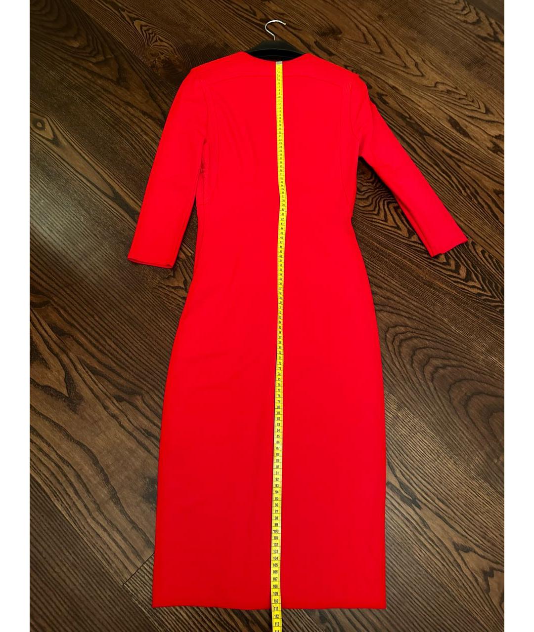 ROBERTO CAVALLI Красное вискозное платье, фото 8