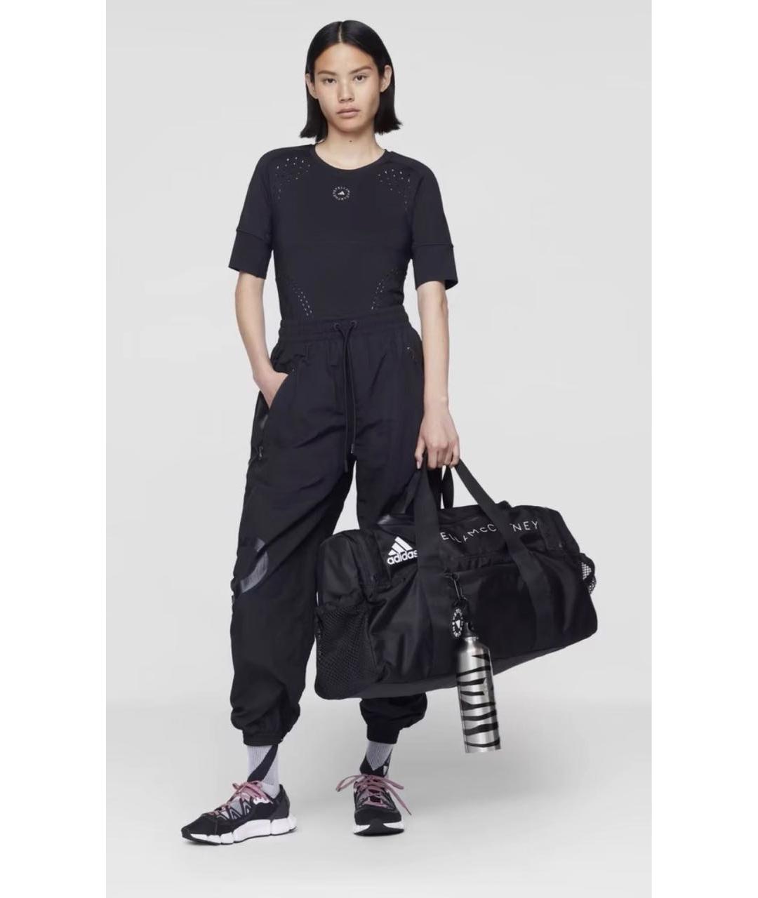 ADIDAS BY STELLA MCCARTNEY Черные прямые брюки, фото 6