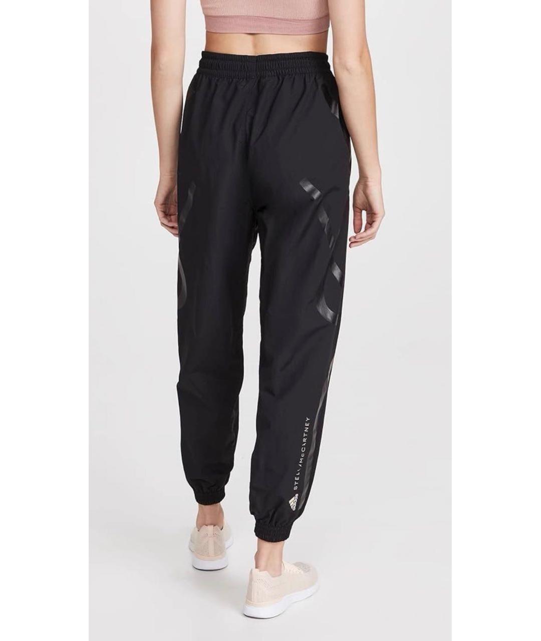 ADIDAS BY STELLA MCCARTNEY Черные прямые брюки, фото 3