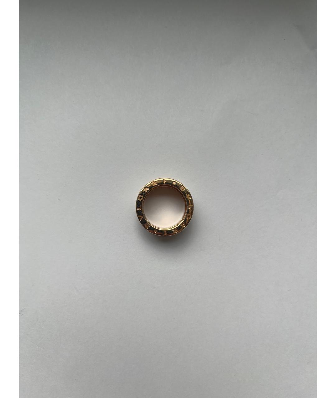 BVLGARI Розовое кольцо из желтого золота, фото 4