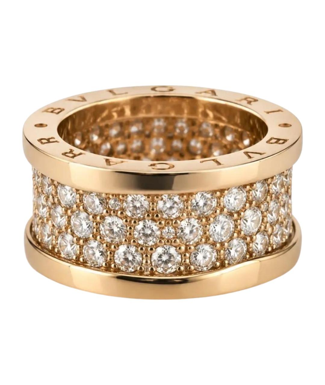 BVLGARI Розовое кольцо из желтого золота, фото 1
