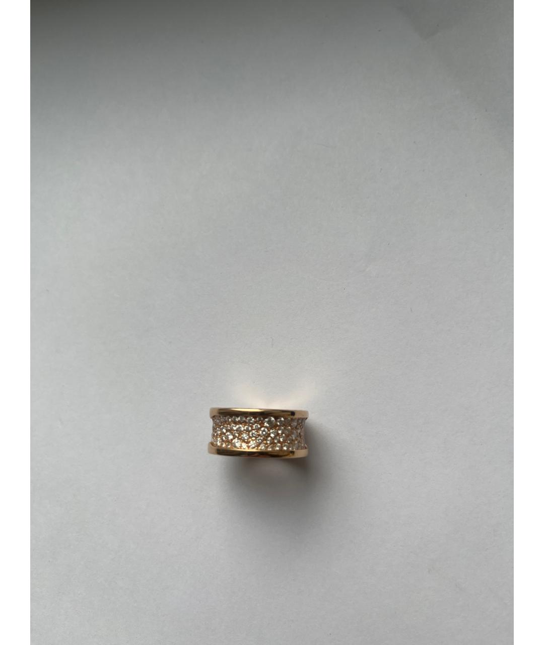 BVLGARI Розовое кольцо из желтого золота, фото 5