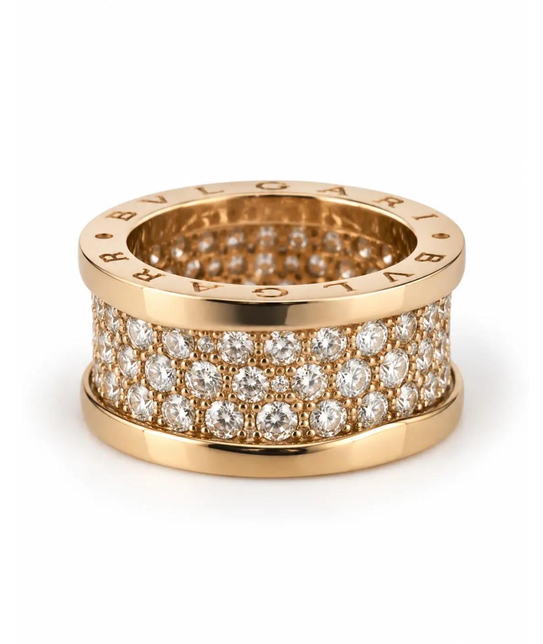 BVLGARI Розовое кольцо из желтого золота, фото 7