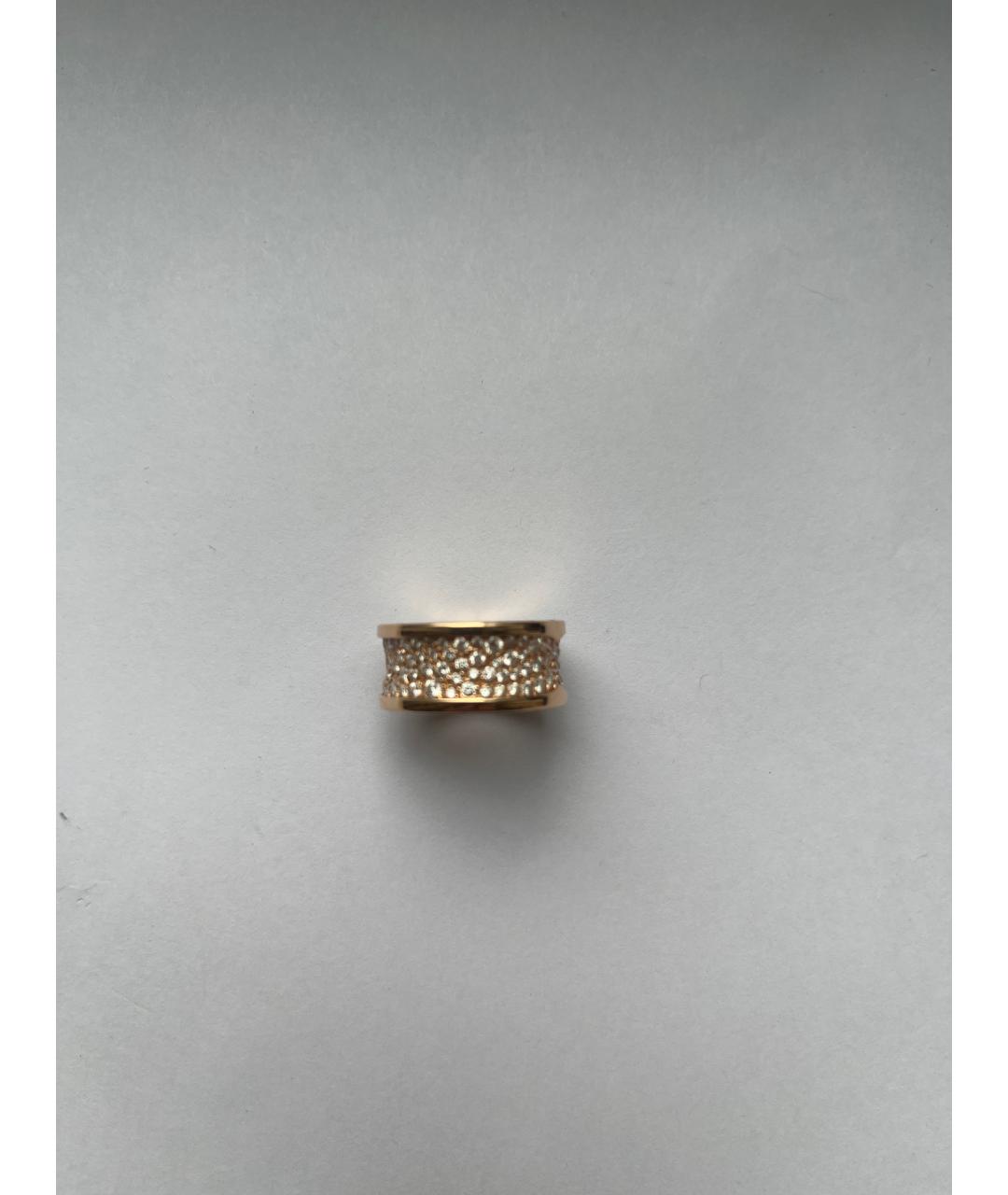 BVLGARI Розовое кольцо из желтого золота, фото 2