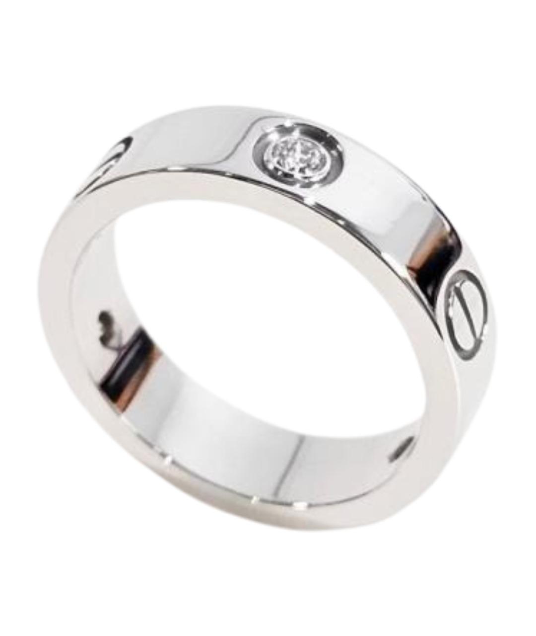 CARTIER Серебряное кольцо из белого золота, фото 1