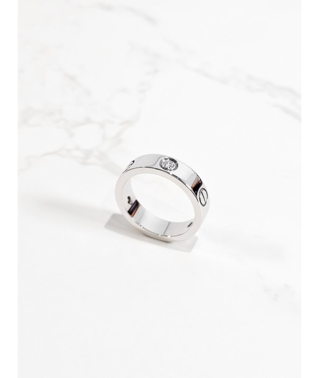 CARTIER Серебряное кольцо из белого золота, фото 3