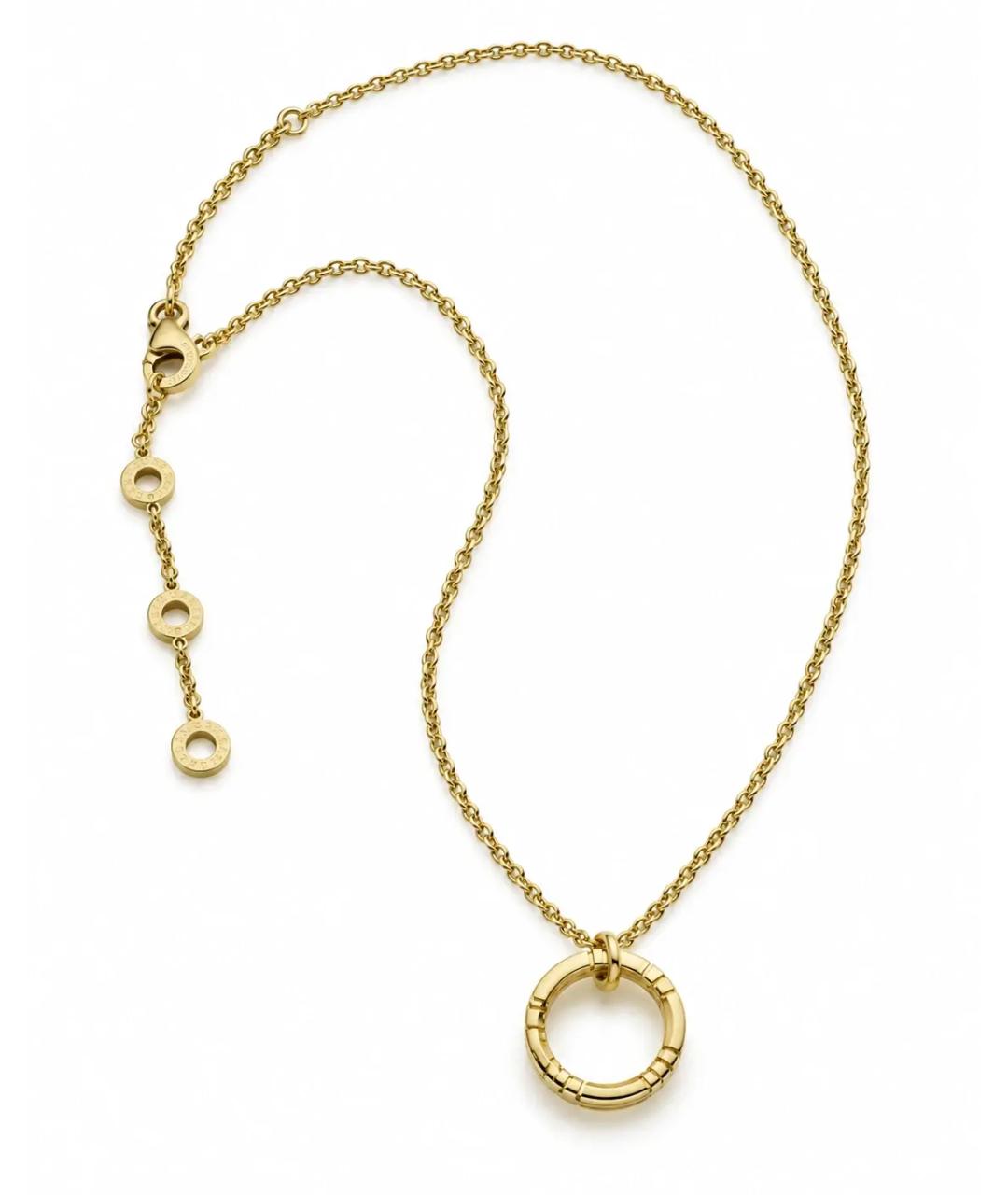 BVLGARI Желтая подвеска из желтого золота, фото 4
