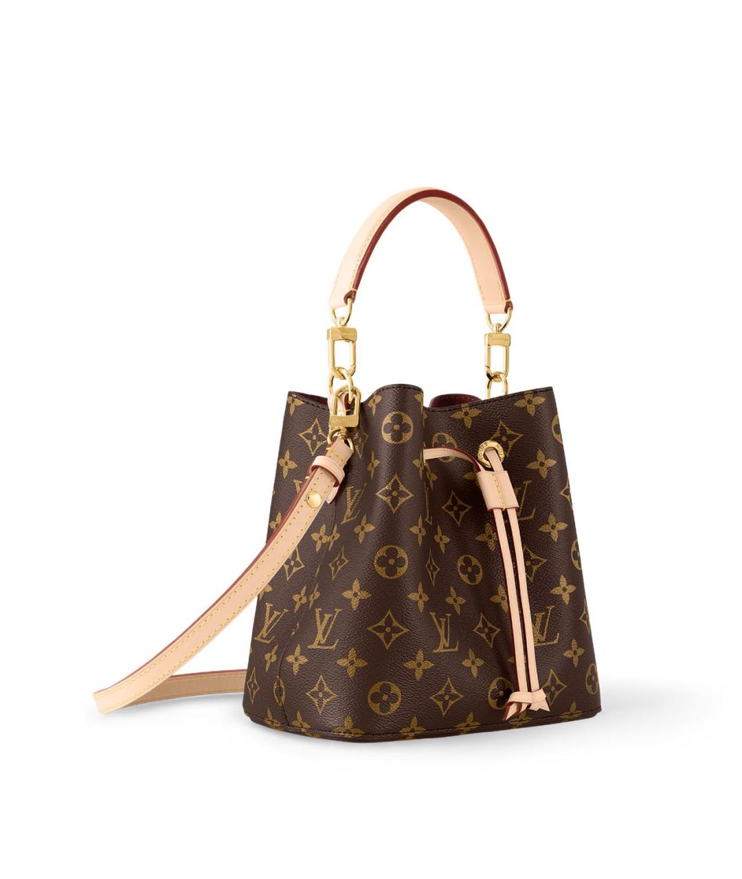 LOUIS VUITTON Коричневая сумка с короткими ручками из канвы, фото 2