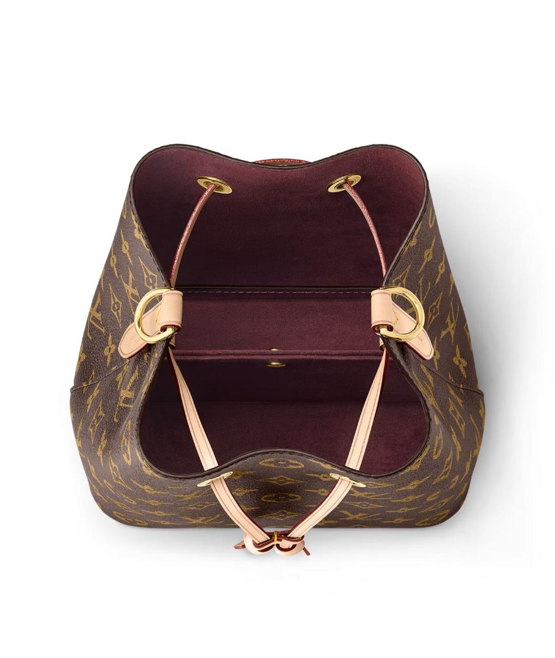LOUIS VUITTON Коричневая сумка с короткими ручками из канвы, фото 4