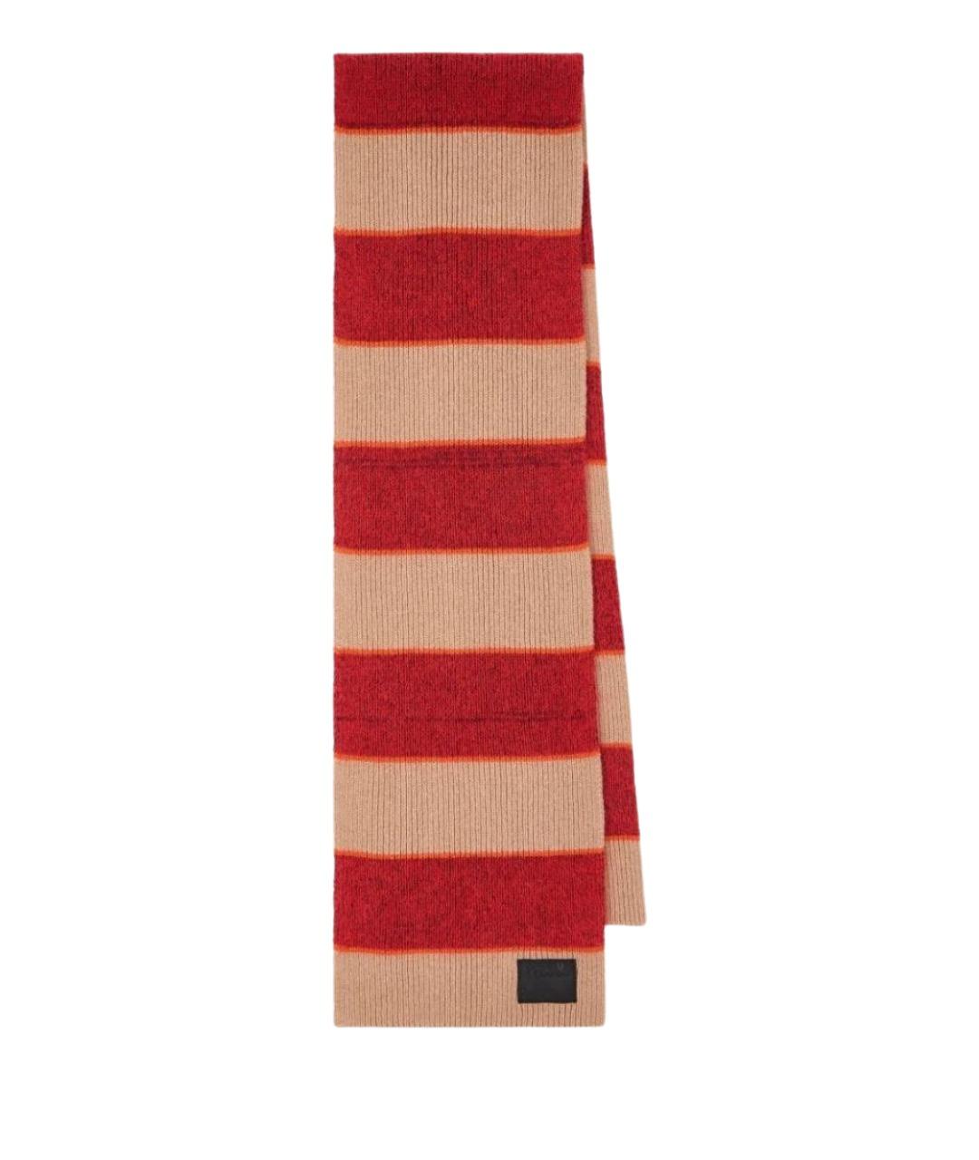 PAUL SMITH Бежевый шерстяной шарф, фото 1