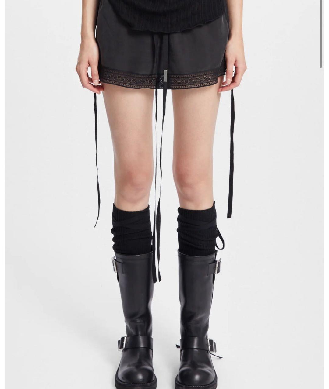 ANN DEMEULEMEESTER Черные кожаные ботинки, фото 3