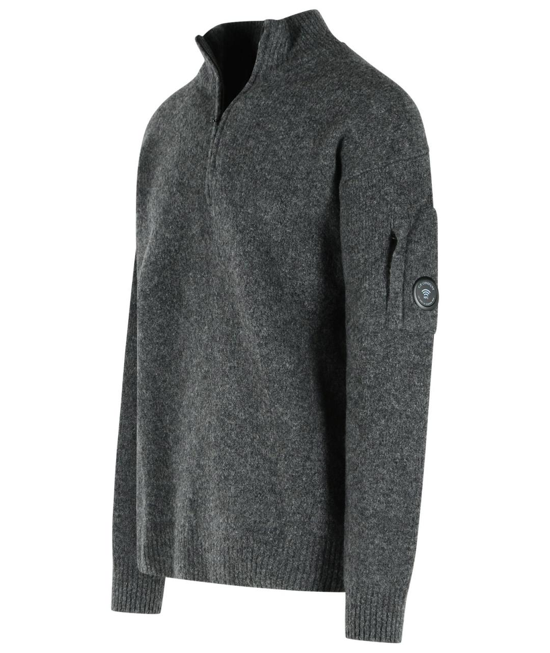 CP COMPANY Серый шерстяной джемпер / свитер, фото 2