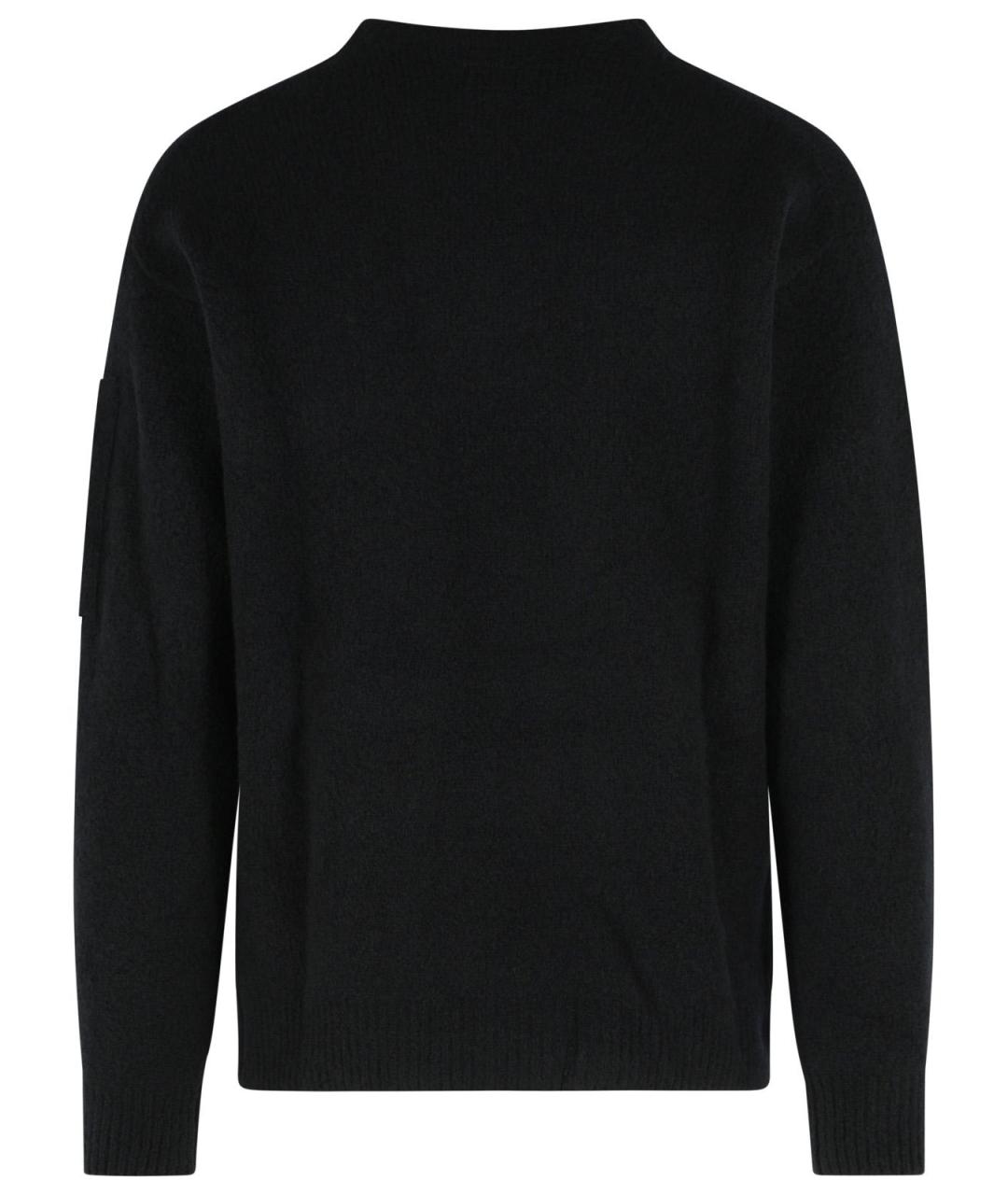 CP COMPANY Черный шерстяной джемпер / свитер, фото 3