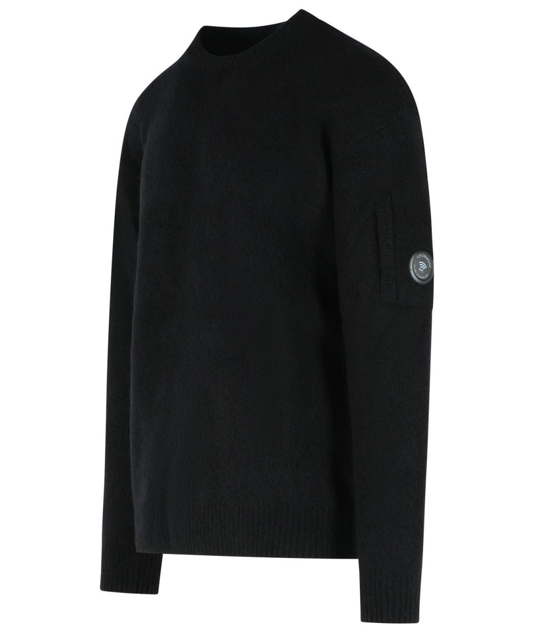 CP COMPANY Черный шерстяной джемпер / свитер, фото 2