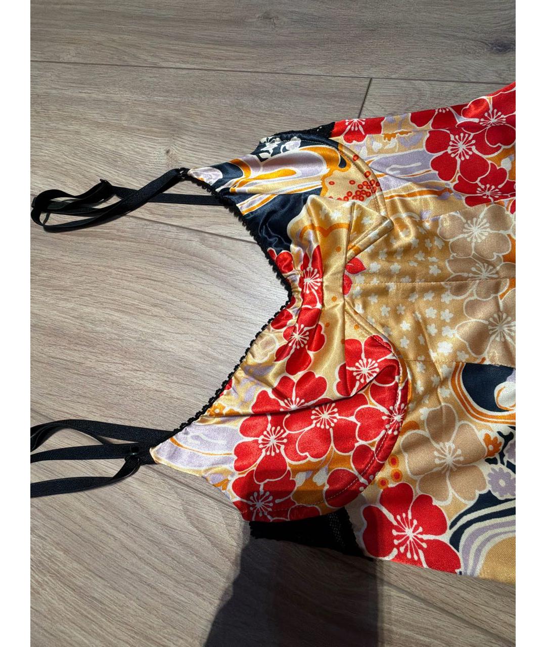DOLCE&GABBANA Мульти вискозное коктейльное платье, фото 4