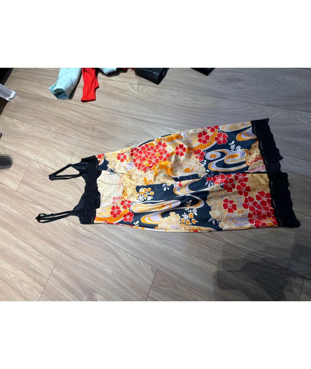 DOLCE&GABBANA Мульти вискозное коктейльное платье, фото 2