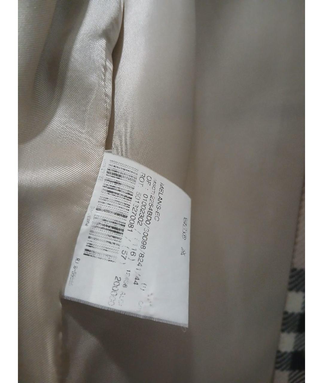 BURBERRY Бежевое шерстяное пальто, фото 4