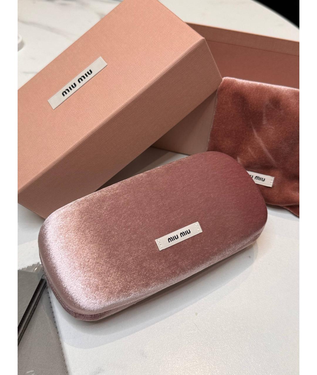 MIU MIU Коричневые солнцезащитные очки, фото 4