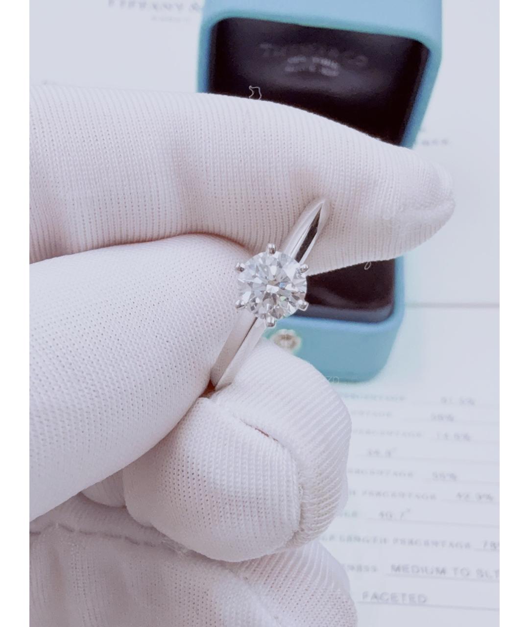 TIFFANY&CO Серебряное платиновое кольцо, фото 3