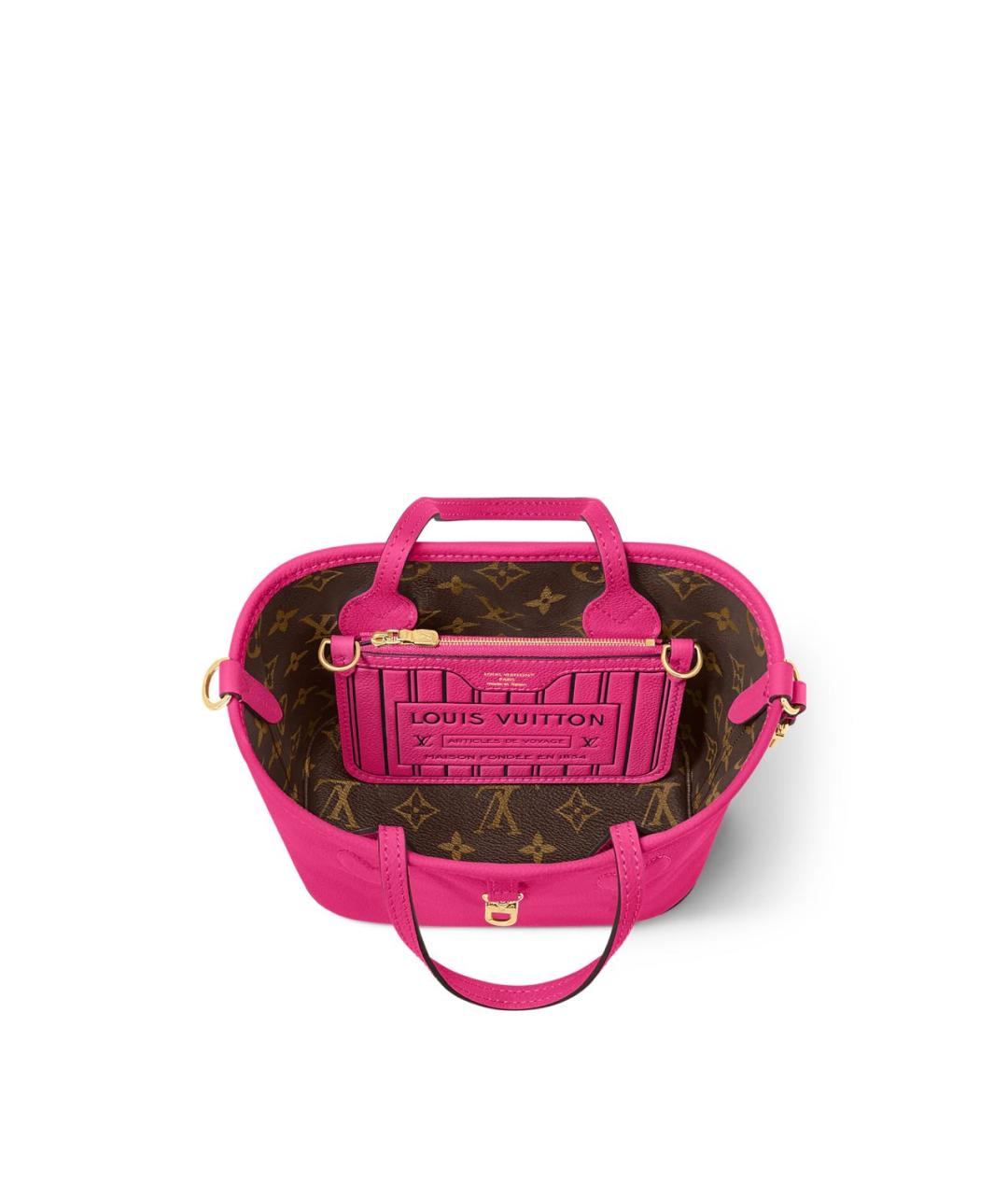 LOUIS VUITTON Коричневая сумка тоут из канвы, фото 4