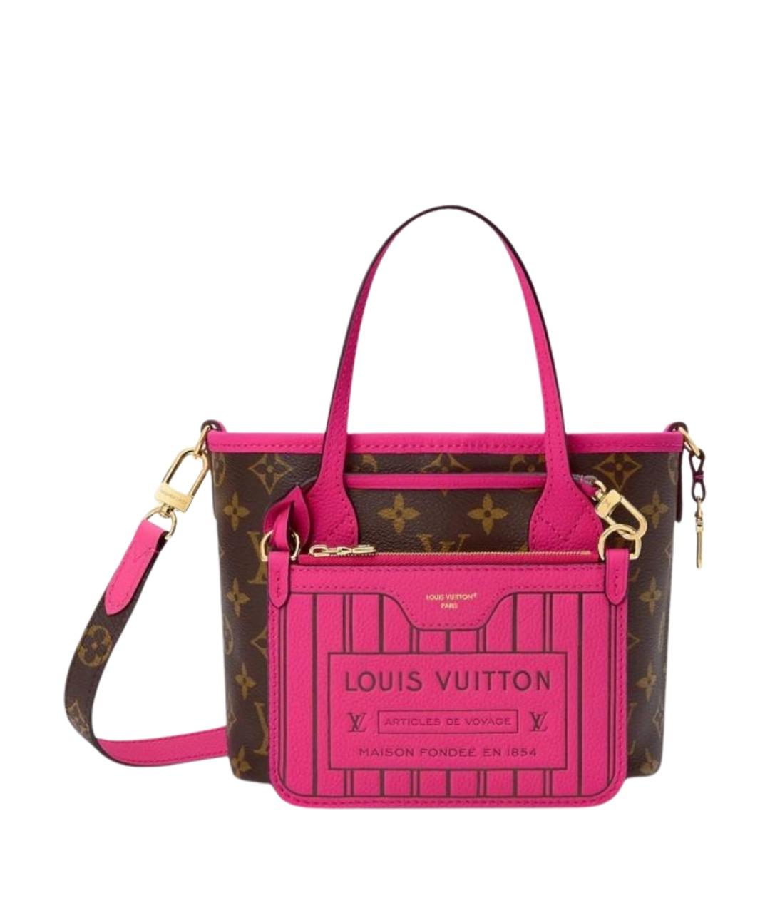 LOUIS VUITTON Коричневая сумка тоут из канвы, фото 1