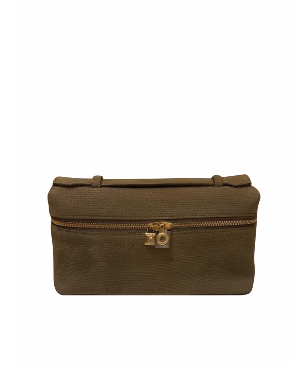 LORO PIANA Бежевая сумка через плечо из искусственной кожи, фото 1