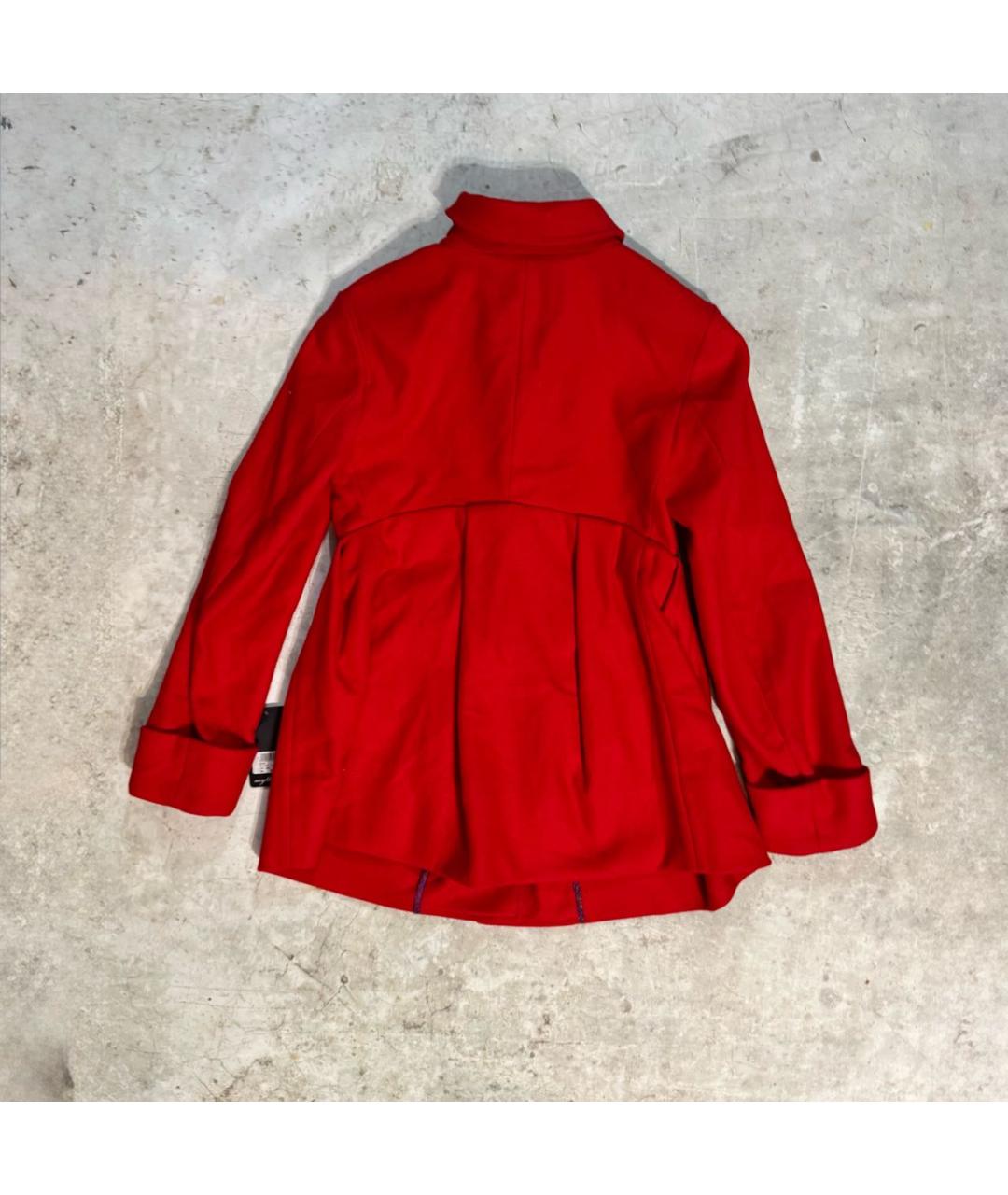 ACNE STUDIOS Красное шерстяное пальто, фото 2