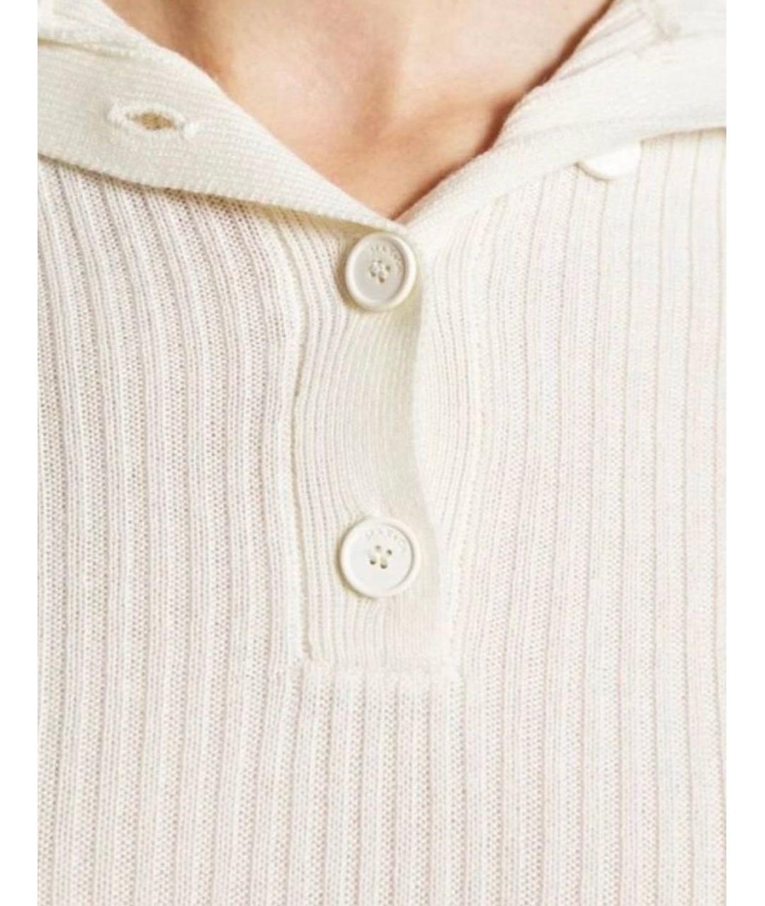MAX MARA Белый шерстяной джемпер / свитер, фото 3