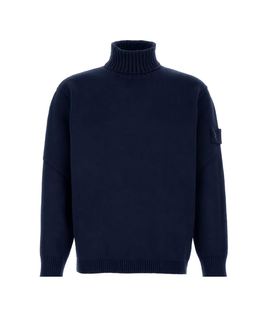 STONE ISLAND Синий джемпер / свитер, фото 4