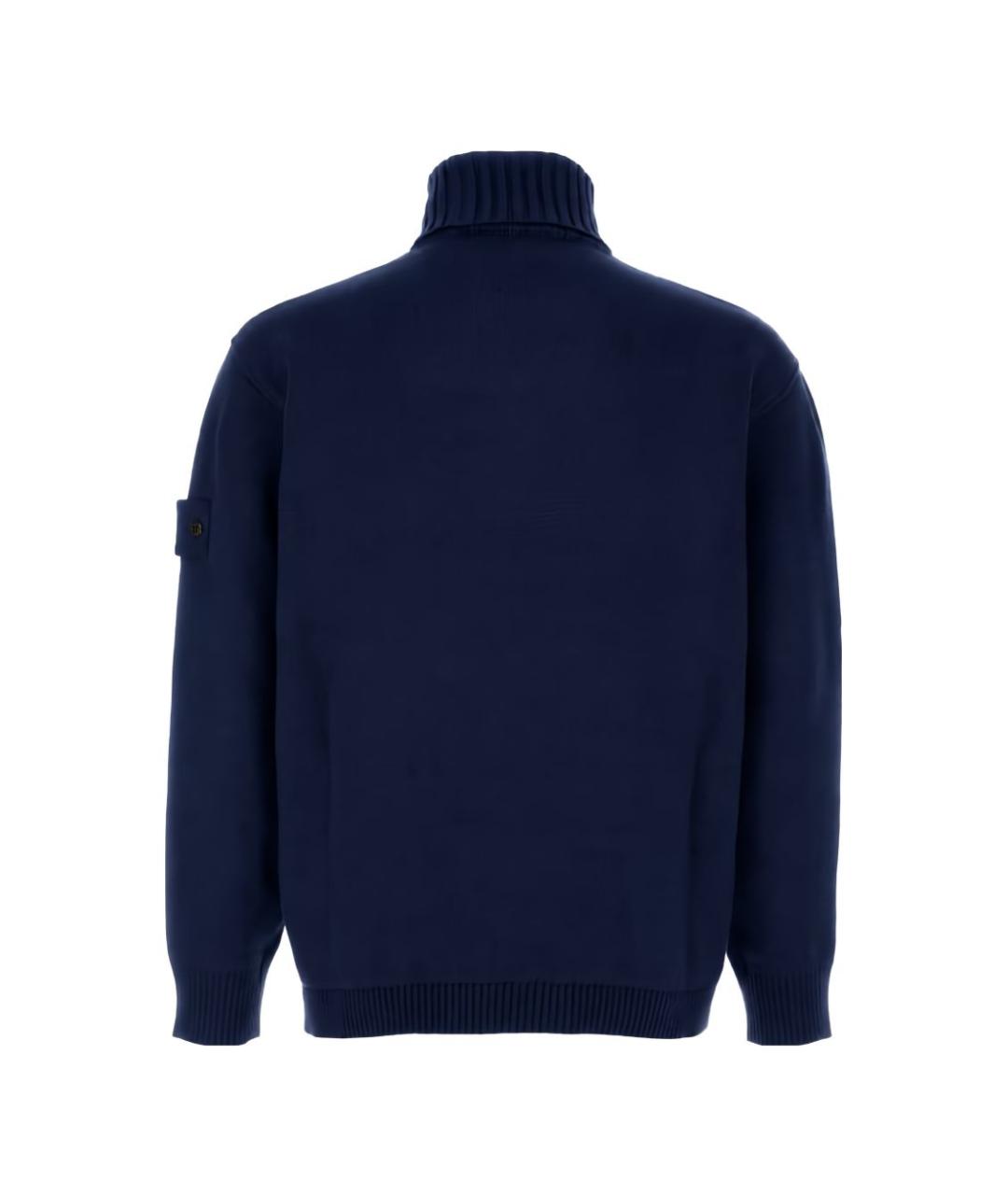 STONE ISLAND Синий джемпер / свитер, фото 3