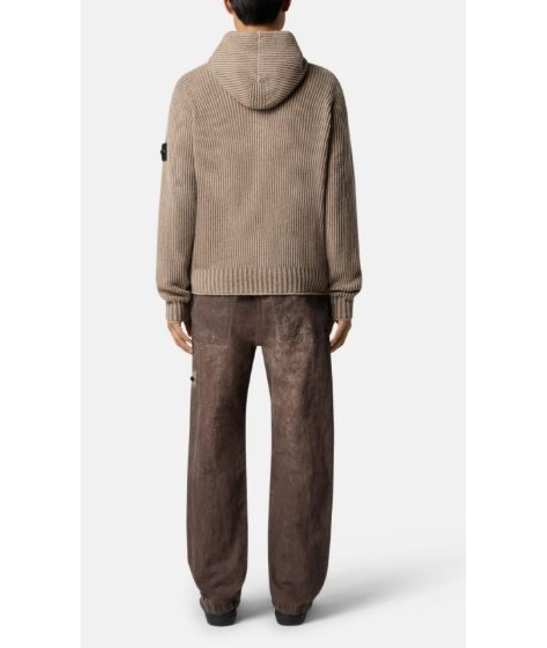 STONE ISLAND Бежевый кардиган, фото 2