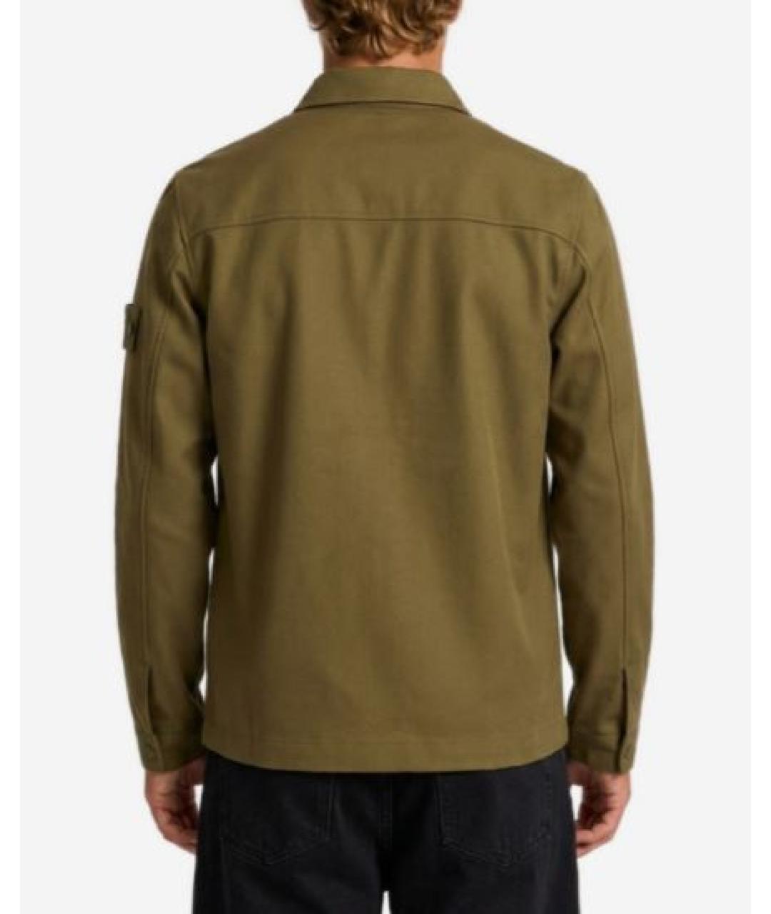 STONE ISLAND Хаки кэжуал рубашка, фото 2