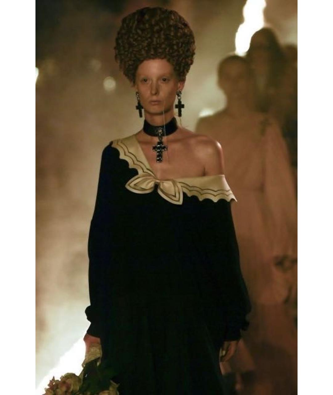 GUCCI Черный металлический чокер, фото 8