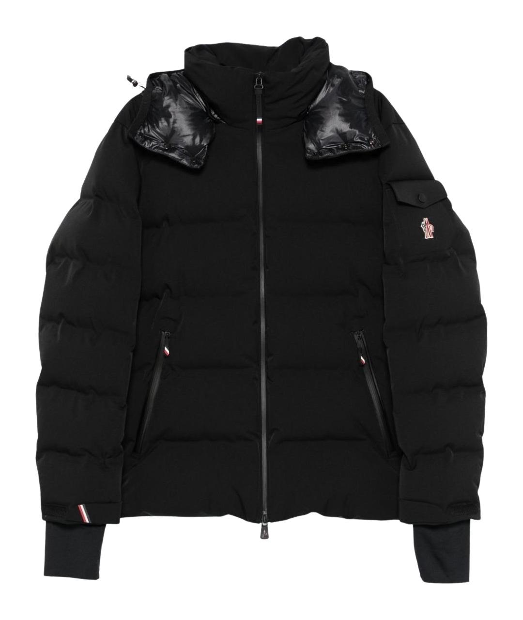 MONCLER GRENOBLE Черный синтетический пуховик, фото 1