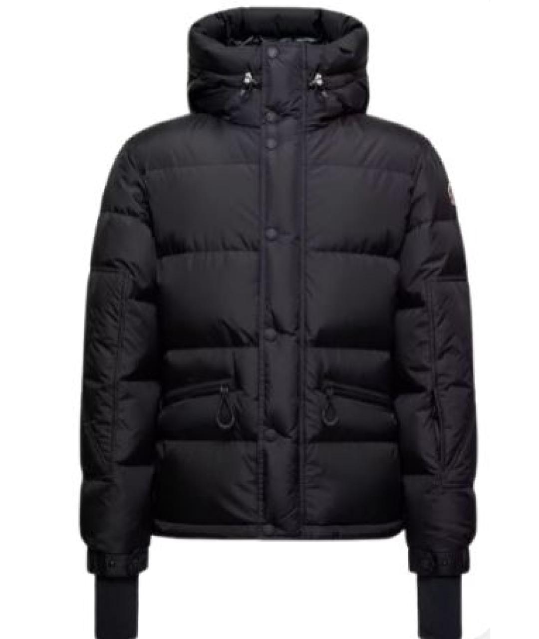 MONCLER GRENOBLE Черный синтетический пуховик, фото 1