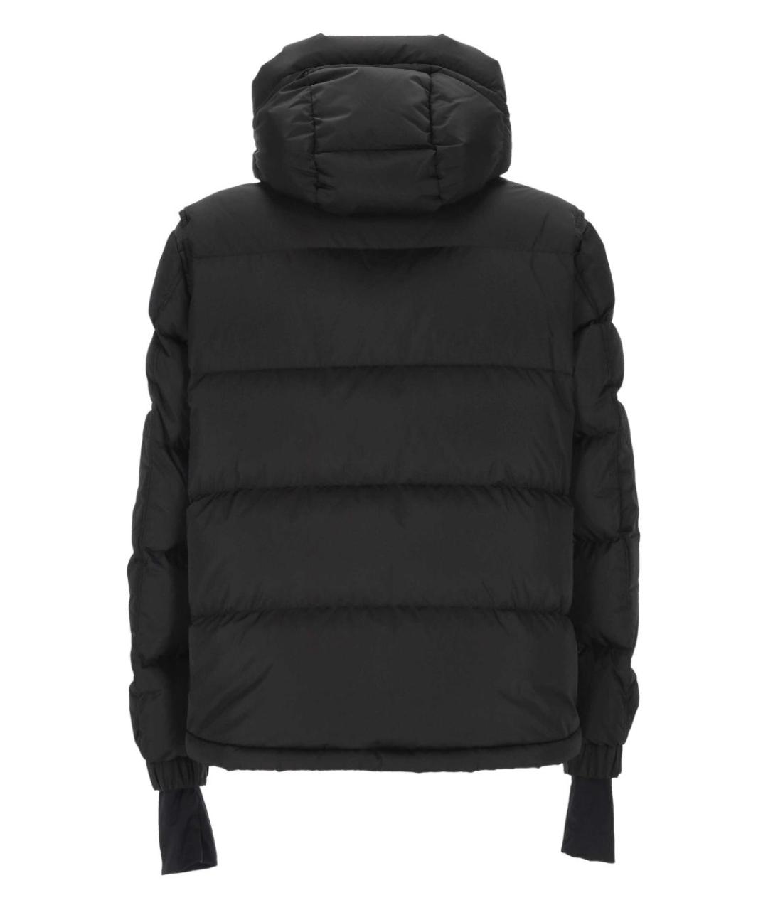 MONCLER GRENOBLE Черный синтетический пуховик, фото 3