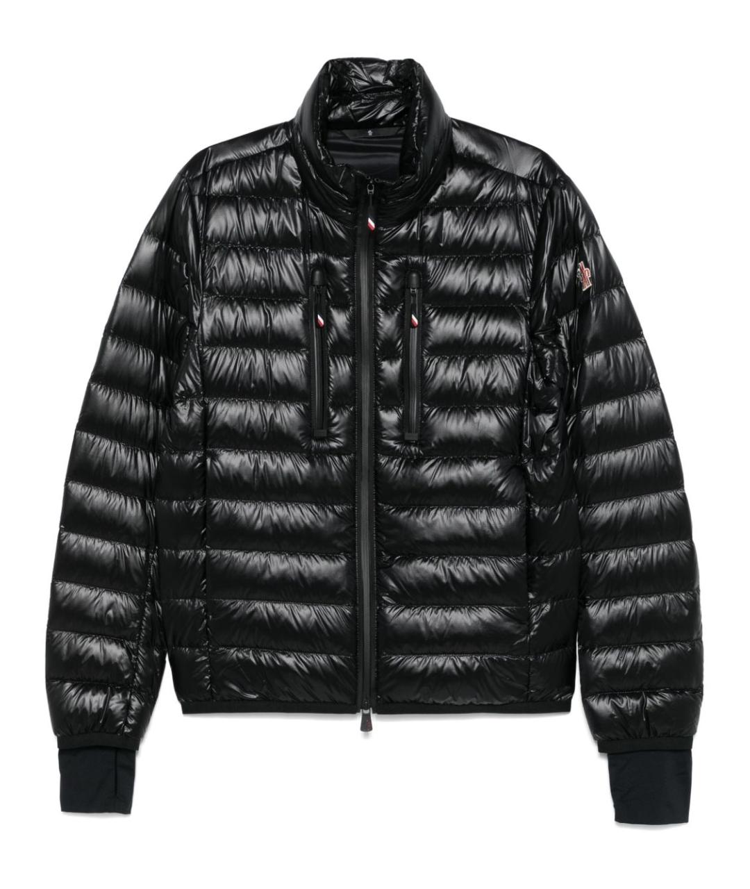 MONCLER GRENOBLE Черный синтетический пуховик, фото 1
